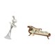 thumbnail image 5 of Figura De Bailarina Moderna Creativa, Escultura Artística Y Sofá Cama De Madera En Miniatura, Accesorios De Bricolaje Para Dormitorio, Oficina, Casa De Muñecas, Decoración De Habitación, 5 of 8