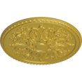 thumbnail image 3 of 32 5/8"OD x 2"P Bradford Ceiling Medallion Rich Gold Finished, 3 of 6
