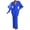 Blue, variant on Clearance! Denim Jumpsuit for Women,Fashion Womens WinterSolid Sequins Patchwork Long Sleeve V-Neck Jumpsuits - Blue - L