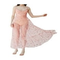 thumbnail image 1 of Robes Longues en Tulle Transparent à Bretelles Spaghetti pour Femmes, 1 of 3