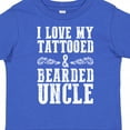 thumbnail image 4 of Inktastic I Love My Tattooed & Bearded Uncle Boys Toddler T-Shirt, 4 of 5