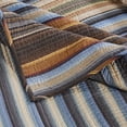 thumbnail image 2 of Greenland Home Fashions  Durango 100% Cotton Reversible Stripes Quilt Set Earth King - Cal King 3 Piece Cabin & Lodge, Mid-Century Modern, 2 of 5