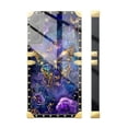 thumbnail image 3 of FKBRCL4U Compatible with Samsung Galaxy S22 Case, Glistening Golden Butterfly Vibrant Purple Blue Luxury Golden Decoration for Girl Women Soft TPU Shockproof Protective Hard PC Back, 3 of 7