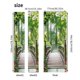 thumbnail image 1 of 2pcs Wooden Bridge Decorative Door Sticker In The Wooden Room Decor, 1 of 4