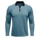 thumbnail image 2 of pstuiky Camisas de manga larga de invierno para hombre, Camiseta de manga larga con cuello alto y cremallera para hombre, blusa lisa con cuello vuelto y manga larga xl, 2 of 5