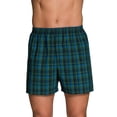 thumbnail image 2 of Fruit of the Loom Men's Tartan Boxer, Assorted, Small Pack of 5, 2 of 2