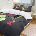 thumbnail image 6 of Invader Zim Gir 3 Pieces Bedding Sets Comfortable Soft Comforter Sets Decoration Bedroom Gifts With 1 Duvet Cover 2 Pillowcases, 6 of 7