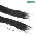 thumbnail image 3 of Uxcell Faux Fur Fabric Precut Strips, 59x2 Inch Plush Faux Fur Fabric Square for DIY Crafts [Black], 3 of 6