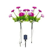 Tuphregyow Solar Lights Outdoor,Upgraded Realistic Solar Garden Lights Outdoor,Waterproof 7-Color Changing Rose Solar Flower Lights With Bigger Solar Panel for Patio, Garden, Yard Decoration