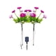 thumbnail image 2 of Fiudx Ofertas flash del día Luces solares de flores para exteriores, luces solares decorativas para jardín, luces LED de estaca, encendido/apagado automático, brillantes hasta 8 horas, 2 of 6