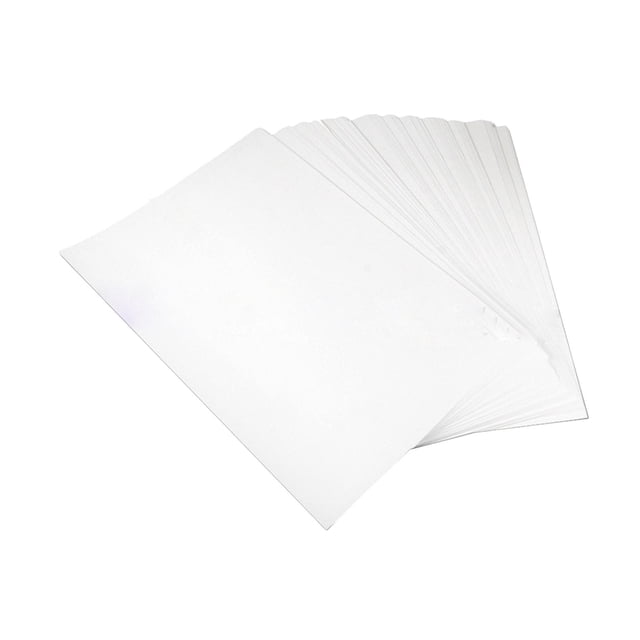 Papel de transferencia para planchar tela blanca Blanco 100 piezas Sunnimix Planchar en papel de transferencia