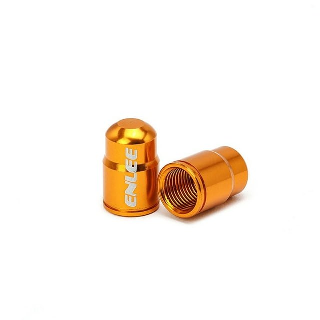 2Pcs Bike Aluminum Bicycle Tire Valve Cap MTB Road Inner Tube Valve Cover Av/Fv