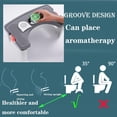 thumbnail image 6 of Step Stool Toilet Assistance for Adults, Ergonomic Bathroom Poop Stool for Squatting Posture, Portable Plastic Potty Stool for Adults Foldable Bathroom Leg Raiser Stand Feet - Anti-Slip Feet, 6 of 14