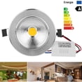 thumbnail image 1 of Resalte Regulable 9W Led Cob Luz De Techo Foco Empotrable Downlight Blanco Frío Ac 100-245V Moyic HA024200-11, 1 of 6