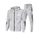 thumbnail image 3 of Chaqueta de ocio con cremallera para hombre, traje deportivo de alta calidad, pantalones deportivos al aire libre, tendencia de moda sencilla, primavera y otoño, nuevo, 3 of 5