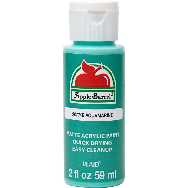 Apple Barrel Acrylic Craft Paint, Matte Finish, Aquamarine, 2 fl oz