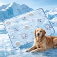 thumbnail image 7 of AuroraX Ice Silk Cooling Mat for Dogs Cats Pressure Activated Vibrant Non Gel Indoor Pet Cooling Mat for Cats Non-Toxic Cooling Pads for Dogs in Pets, 7 of 7