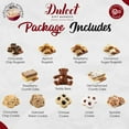 thumbnail image 2 of Dulcet Gift Baskets Happy Valentine's Love Day Deluxe Bakery Mix of Assorted Cookies and Pastries with Decorative Teddy Bear for Women, Friends, College, Couples, Husband, Wife, Him & Her, 2 of 6