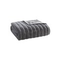 thumbnail image 5 of Nestl Ultra Plush Cozy Faux Fur Heavy Warm Rabbit Bed Blanket, 55 x 82, Gray, 5 of 5
