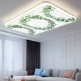 thumbnail image 2 of Fluorescent Light Covers 1 Pack 4x2 ft Green Leaves Ceiling Light Covers Watercolor Art Light Filters for Classroom, Office & Home, Drop Ceiling Light Covers, 2 of 8