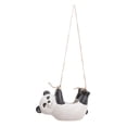 thumbnail image 1 of 1pc Panda Flowerpot Cerámica Bonsai Planta Accesorio en maceta para la decoración del hogar (Negro), 1 of 5