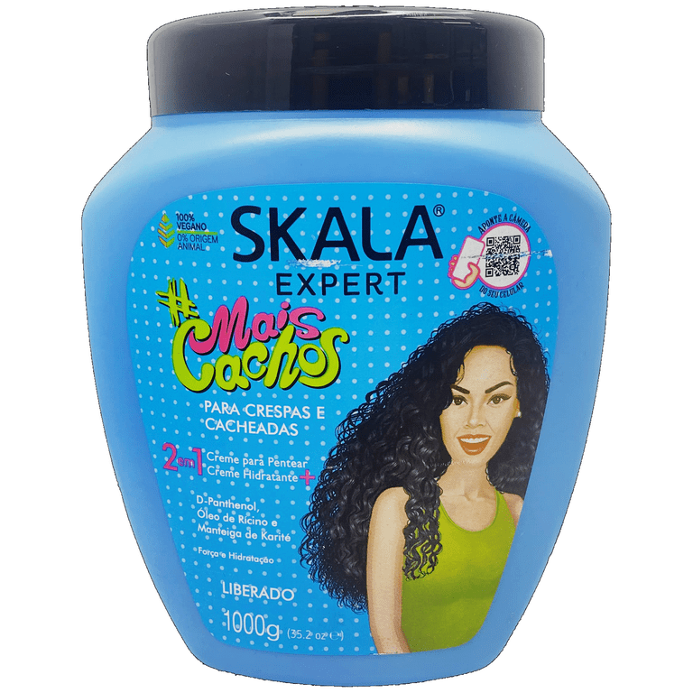 Skala 2 in 1 Hair Treatment Conditioner Curly Hair / Mais Cachos Expert  35.2 oz 
