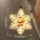 thumbnail image 2 of Navidad Luces Colgantes Decoraciones Led Copo De Nieve Estrella Lámpara Decoración De Navidad Regalo Perfecto Para La Familia Speravity HA043370-07, 2 of 6