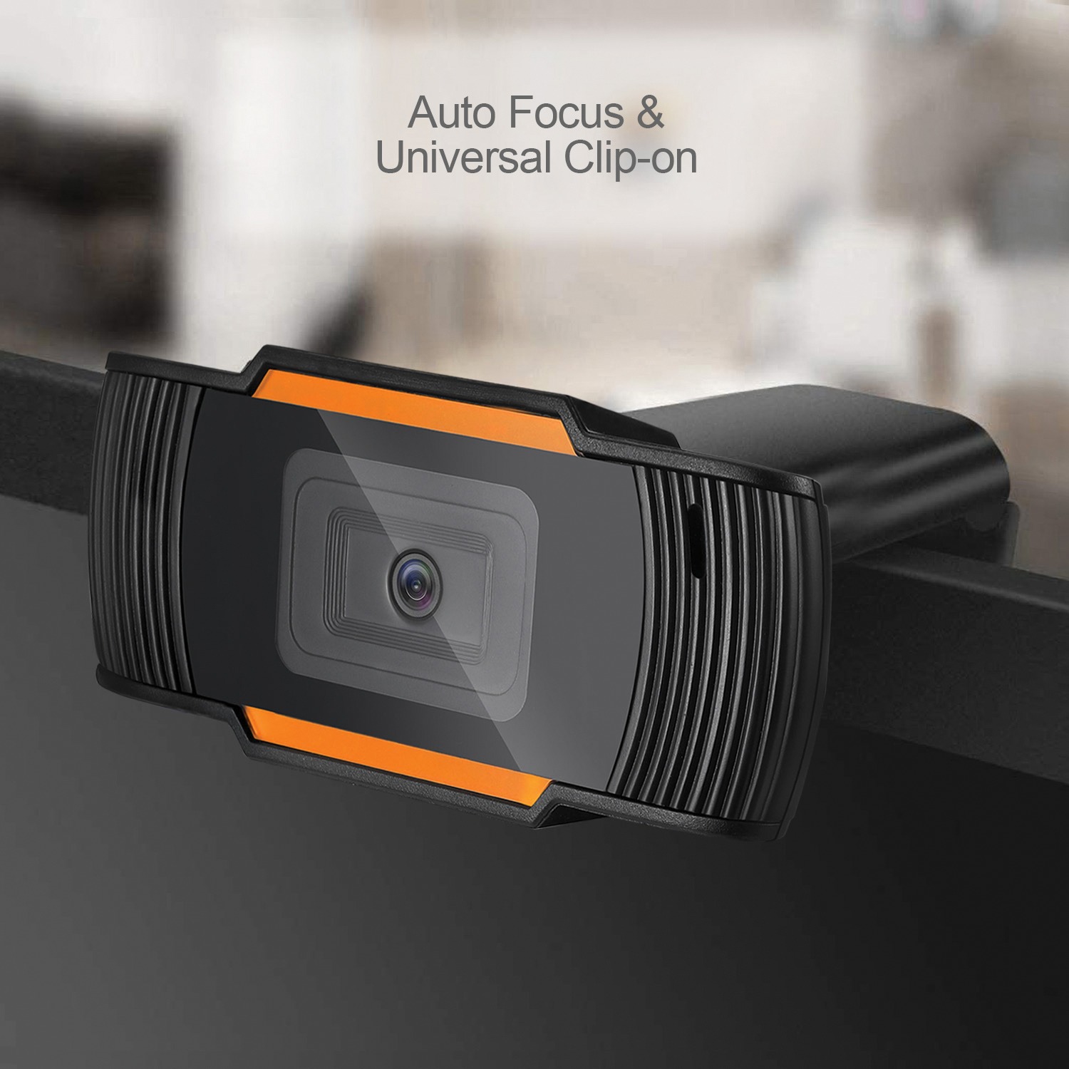 Adesso CyberTrack H2 – 480P HD USB Webcam with Built-in Microphone - Black - USB 2.0