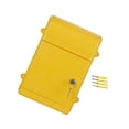 thumbnail image 4 of Guardoinrt Wall Mount Mailbox Back Hollow Locking Mailbox for Outdoor Outside Yellow, 4 of 6