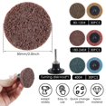 thumbnail image 4 of POINTERTECK 90Pcs Nylon Sanding Discs Set 2inch Quick Change Die Grinder Sanding Wheel with 1/4inch Holder Fine Medium Coarse Wear-Resistant Deburring Sanding Discs for Plastic Glass, 4 of 11