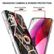 thumbnail image 3 of Marble Flower TPU Case For Motorola Moto G Stylus (2021), 3 of 4