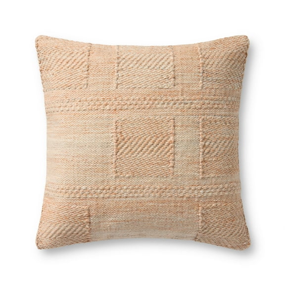 Loloi PLL0184 Rust 22'' x 22'' Decorative Pillow