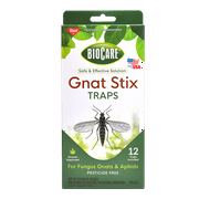 SPRINGSTAR Enoz BioCare Gnat Stix Traps for Fungus Gnats and Aphids, 12 Count