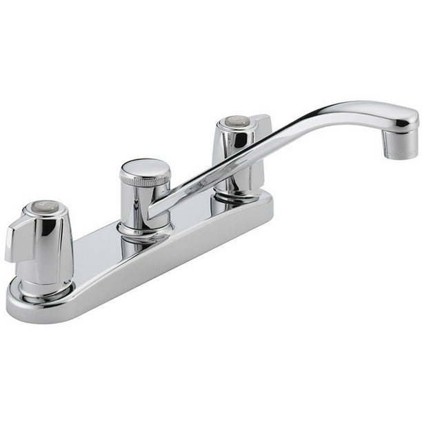 Peerless Core Two Handle Kitchen Faucet Chrome Walmart Com Walmart Com