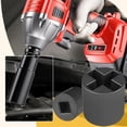 thumbnail image 4 of Universal Jack Socket Adapter for Hand Drill, Heavy-Duty Socket Converter for Scissor Car Jack, Rust-Resistant Steel, Easy Tire Change Tool with a 1/2 in Socket Adapter Bit (3PCS), 4 of 9