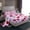 Red Purple, variant on Manfei Red Cherry 3pcs Twin Sheet Sets,Tropical Fruit Twin Fitted Sheet,Botanical Leaves Breathable Flat Sheet,Breathable Teenager Bedroom Decor