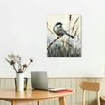 thumbnail image 2 of Abstract Bird Picture Wall Art: Animal Birds on Reed Artwork Painting on Canvas for Living Room, 2 of 4