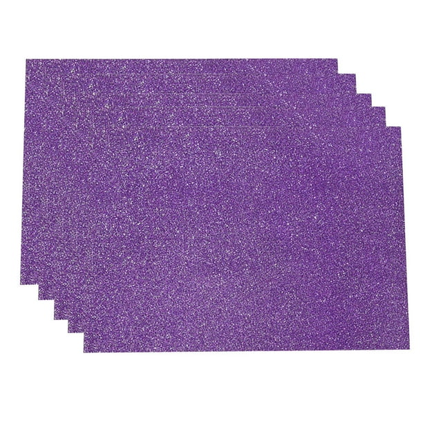 30 piezas de hojas de color púrpura brillante A4 tarjetas de cartulina de brillo que hacen material de bricolaje papel brillante para niños manualidades Scrapbooking