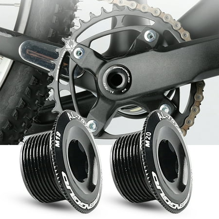 

Kmxyo Crank Cover Screw Anodizing Wear Resistant Aluminium Alloy Corrosion Resistant Crankset Screw for Cycling