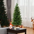 Costway 3Ft PreLit Spruce Tabletop Christmas Tree Lights Timer