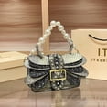 thumbnail image 2 of StyleSack Snake-Print Bow Clutch Evening Bag for Women, 2025 New Leather Crossbody Purse - Trendy Street Style Formal Handheld Bag, 2 of 9