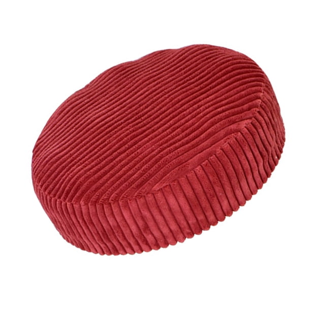 Yuarrent Round Bar Stool Chair Seat Cushion Cover 04 - Decoración del hogar Vino rojo 40cm