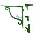 thumbnail image 6 of colaxi Outdoor Garden Wall Mount Bracket Hanging Flower Rack Accessories Retro Ornament Art Crafts Plant Hanger for Birdhouse Sturdy, 6 of 7