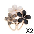 thumbnail image 1 of 2 Broches de Cristal Salvador con Diamantes de Imitación para Solapa Chal Bufanda 2 piezas, 1 of 10