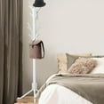 thumbnail image 5 of Standing Coat and Hat Hanger Organizer Tree Shaped Rack for Entryway, Bedroom, and Hallway, 18 Hooks, White, 5 of 6
