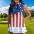 thumbnail image 3 of Garronmavis 250th Anniversary Matching Golf Shirts for Couple with Collar Tank Top Women's Matching Hawaiian Golf Shirt for Couple Racerback Design for Yoga or Daily Wear Fit Plain, 3 of 6