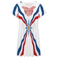 thumbnail image 3 of Assyrian Flag Sundress Short Sleeve Dress Summer Women Clothes Dress for Women Dresses, 3 of 7