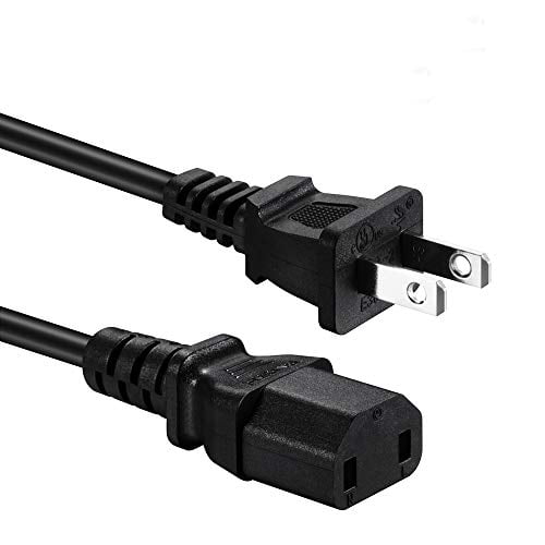 2 Prong Ac Power Cord Cable Compatible With Sony Ps4 Pro Playstation 4 Pro Xbox One Xbox 360 Slim 360 E Walmart Com Walmart Com