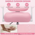 thumbnail image 3 of Hoffree Kids Desk Chair with Adjustable Backrest Flipped Arms Ergonomic Study Chair wtih Adjustable Footrest Height Rolling Pink office chair for Teens Boys Girls in Study Room, 3 of 10