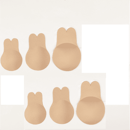 Soutien-gorge Adhésif Invisible - Patch Remonte-seins Taille Unique Beige